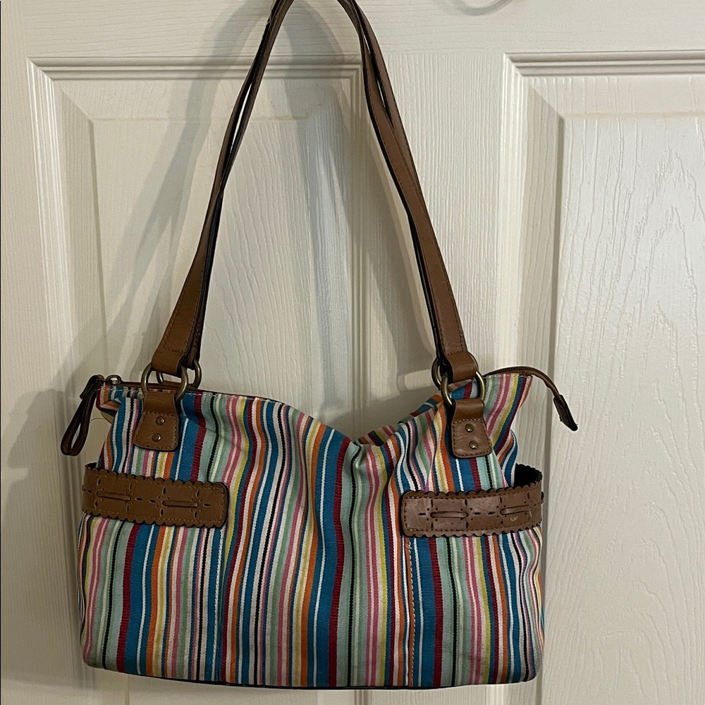 Relic Striped Multicolor Shoulder Bag